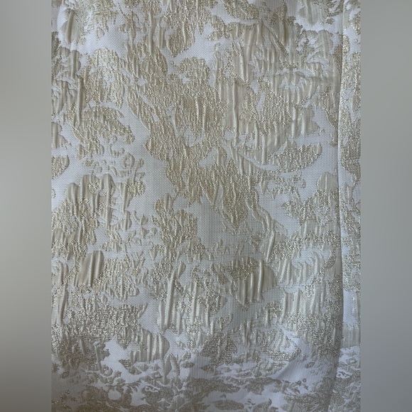 NWT TAHARI Arthur S Levine Champagne & Gold Formal Dress SZ 8 - Picture 3 of 13